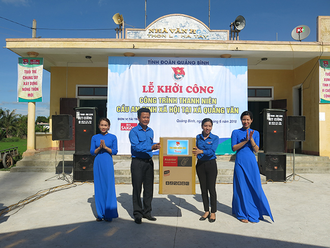 Khởi công xây dựng cầu dân sinh ở xã Quảng Văn