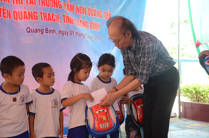 Khánh thành công trình phòng học Dân trí tại xã Quảng Tiến