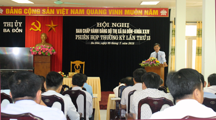 TX. Ba Đồn: Duy trì ổn định tình hình phát triển kinh tế-xã hội