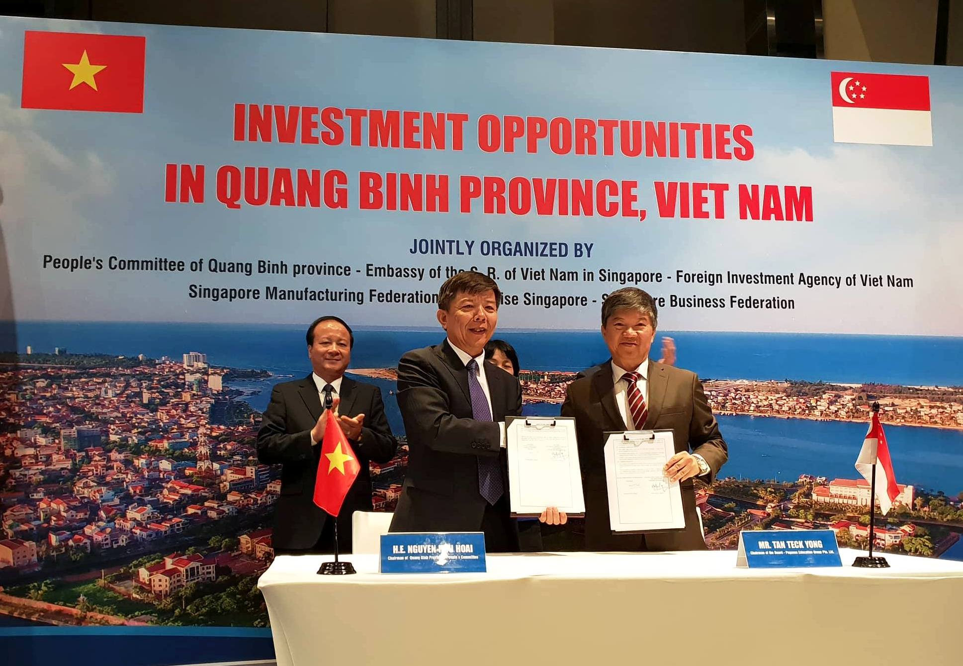 Quảng Bình tổ chức hội nghị xúc tiến đầu tư tại Singapore
