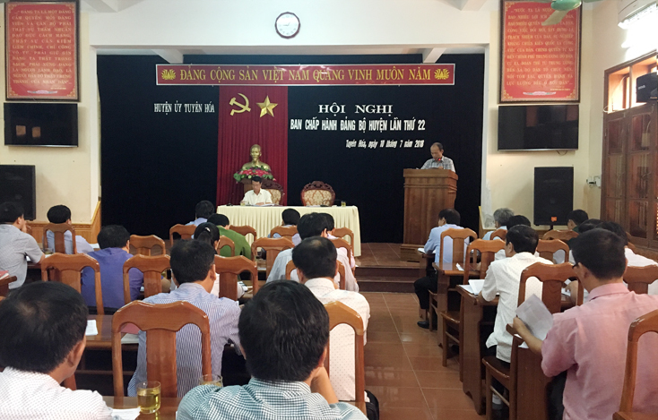 Tuyên Hóa: 6 tháng đầu năm đạt nhiều chỉ tiêu quan trọng trên các lĩnh vực