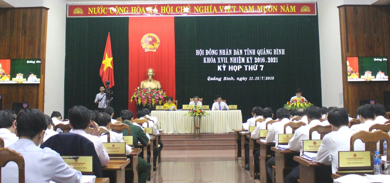 Hôm nay, 11-7, khai mạc kỳ họp thứ 7, HĐND tỉnh khoá XVII