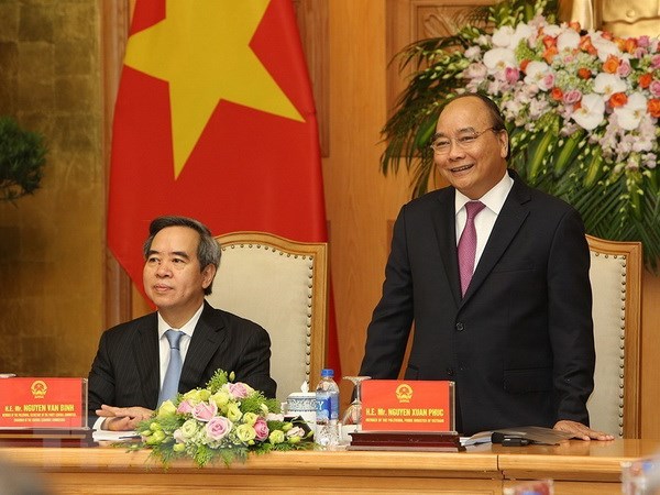 Thủ tướng gặp mặt các diễn giả, doanh nghiệp tham dự Diễn đàn 4.0