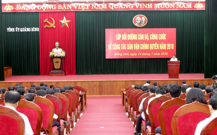 150 học viên tham gia lớp bồi dưỡng công tác dân vận chính quyền