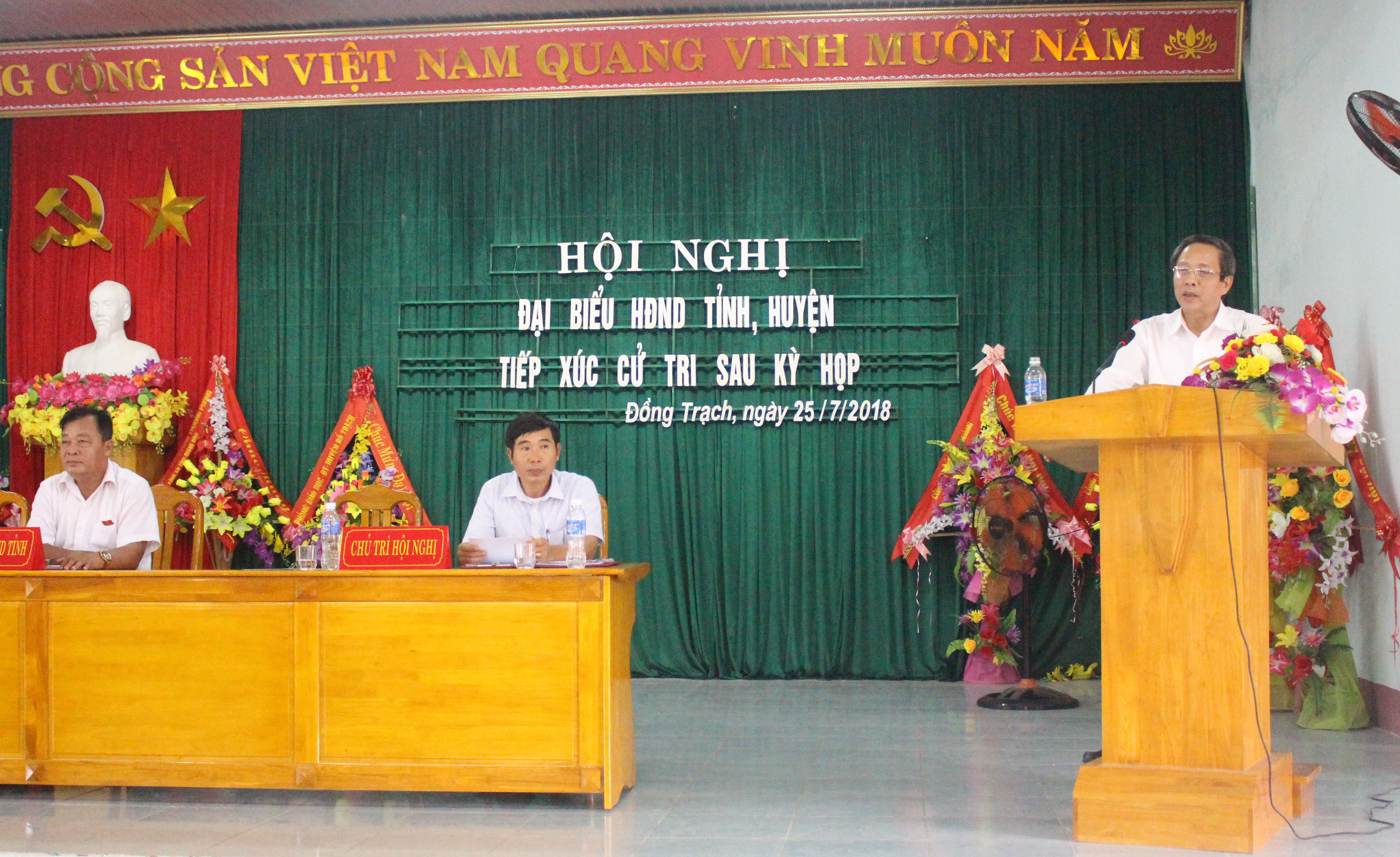 Đại biểu HĐND tỉnh tiếp xúc cử tri huyện Bố Trạch