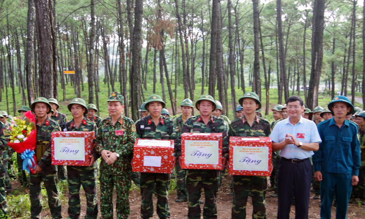 Bế mạc diễn tập khu vực phòng thủ huyện Bố Trạch năm 2018