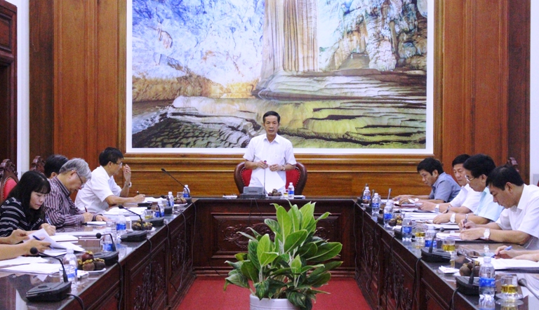 Thường trực Tỉnh uỷ: Duyệt nội dung Đại hội Hội Liên hiệp các tổ chức hữu nghị tỉnh Quảng Bình lần thứ III