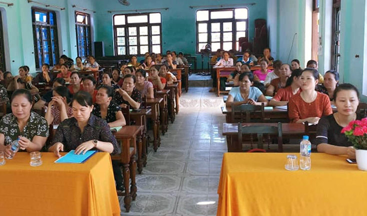 Tập huấn nghiệp vụ cho 75 cán bộ Hội Phụ nữ cơ sở
