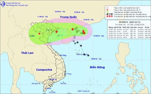 Bão số 4 có thể diễn biến phức tạp