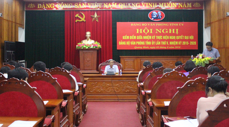 Đảng bộ Văn phòng Tỉnh uỷ: Nỗ lực qua nửa nhiệm kỳ