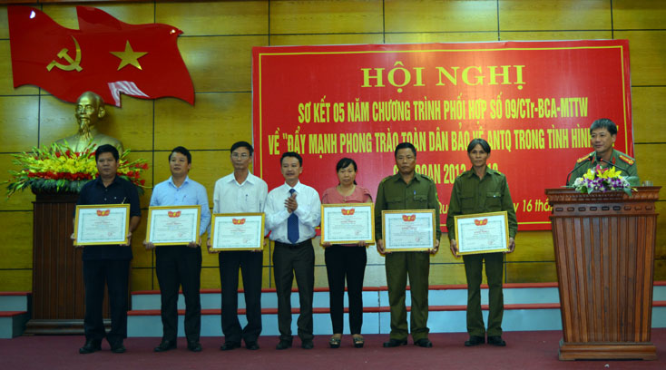 Gần 7.760 tổ chức quần chúng bảo vệ ANTQ hoạt động có hiệu quả