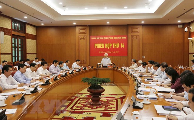 Phiên họp thứ 14 Ban Chỉ đạo Trung ương về phòng, chống tham nhũng