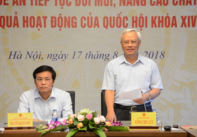 Đổi mới, nâng cao chất lượng và hiệu quả hoạt động của Quốc hội