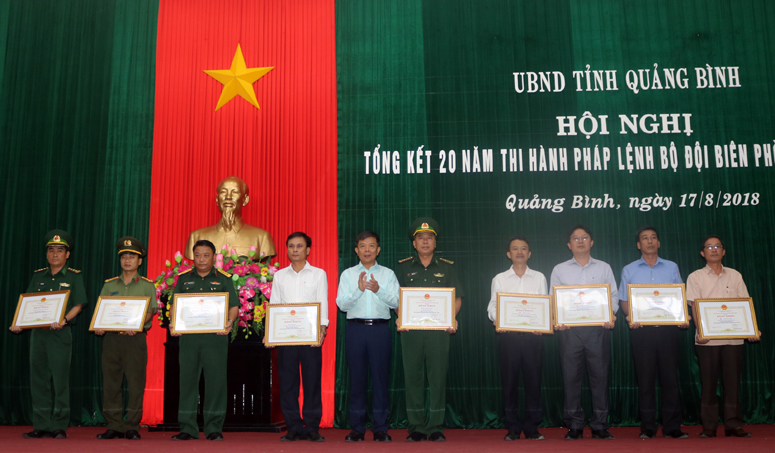 Tổng kết 20 năm thi hành Pháp lệnh Bộ đội Biên phòng