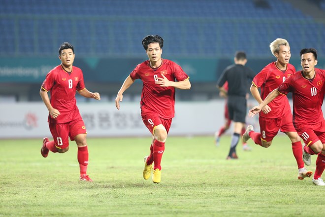 Cận cảnh Olympic Việt Nam giành chiến thắng lịch sử trước Bahrain