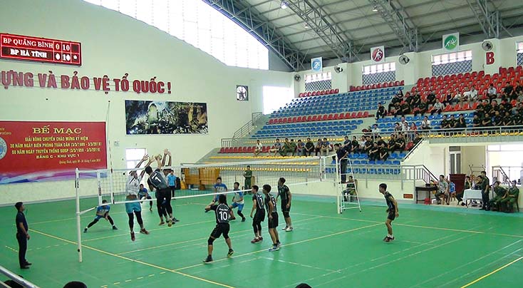 Đội bóng chuyền BĐBP tỉnh giành giải nhất bảng C khu vực 1