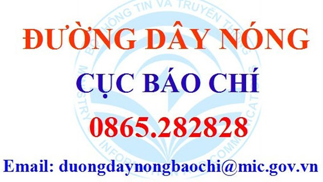 Lập đường dây nóng nhận thông tin báo chí sách nhiễu doanh nghiệp