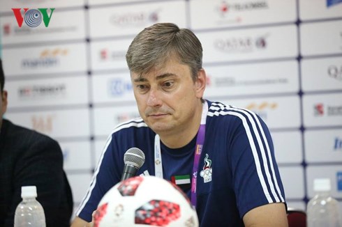 HLV Skorza: 'Olympic Việt Nam là đối thủ rất mạnh, Olympic UAE đã may mắn hơn'