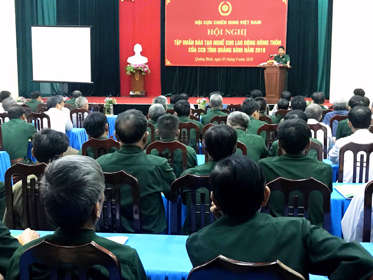 Tập huấn đào tạo nghề cho nông dân là cựu chiến binh