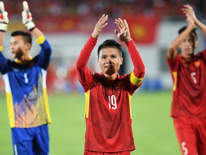 Quang Hải, Tiến Dũng, Văn Thanh lọt vào đội hình tiêu biểu ASIAD 2018