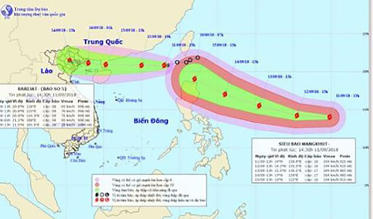 Công điện khẩn về ứng phó với cơn bão số 5