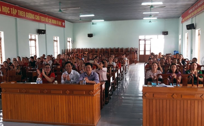 Tập huấn nghiệp vụ cho 70 cán bộ Hội Phụ nữ cơ sở