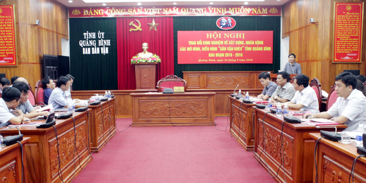 Công nhận 2.250 mô hình, điển hình "Dân vận khéo"