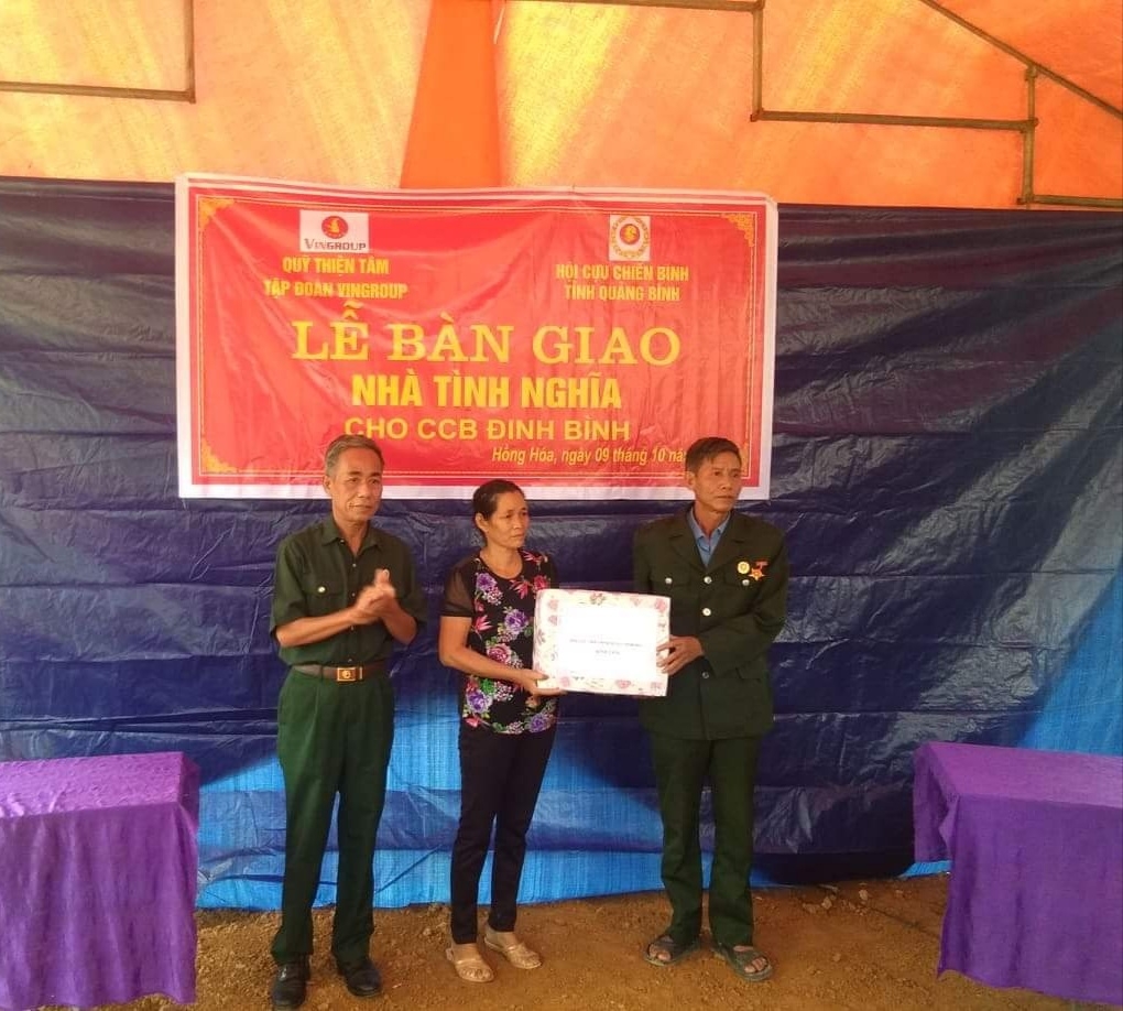 Xây nhà tình nghĩa cho cựu chiến binh nghèo