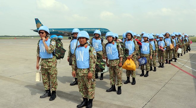Lực lượng gìn giữ hòa bình Việt Nam lên đường sang Nam Sudan đợt 2