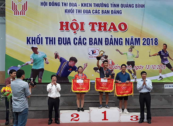 Sôi nổi hội thao Khối thi đua các ban Đảng năm 2018