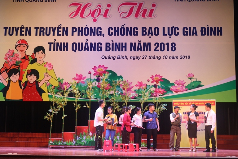 Đồng Hới đoạt giải nhất hội thi tuyên truyền phòng chống bạo lực gia đình