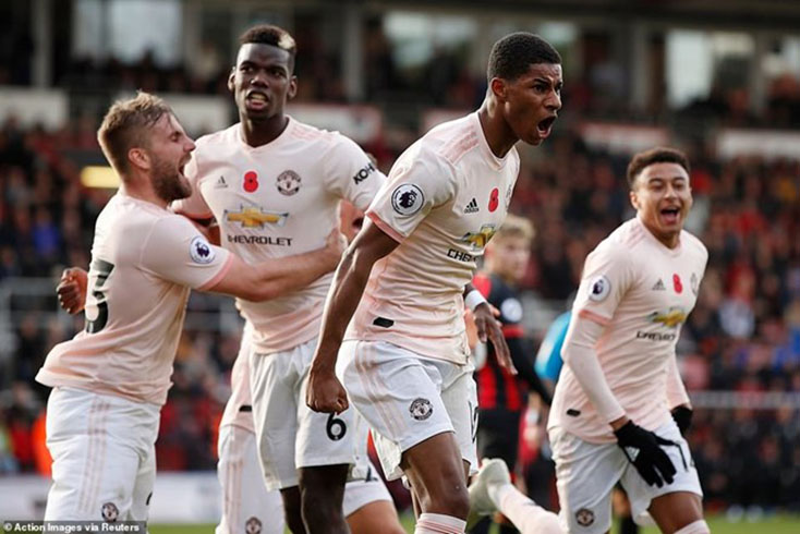 Premier League: M.U chiến thắng, Arsenal và Liverpool chia điểm