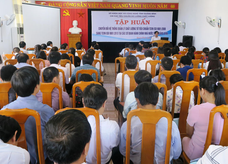 Tập huấn hệ thống quản lý chất lượng theo TCVN 9001:2015