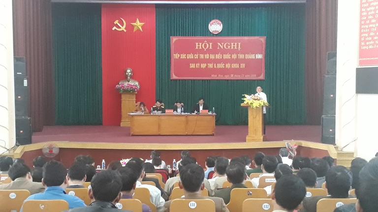 Đại biểu Quốc hội tiếp xúc cử tri sau kỳ họp thứ 6, Quốc hội khóa XIV