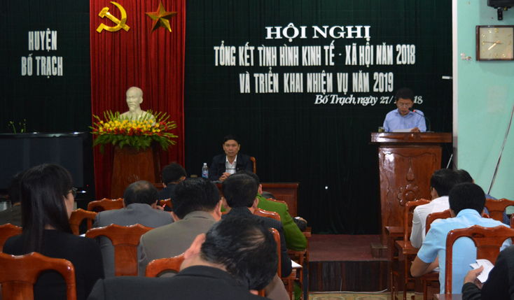 Bố Trạch: Triển khai các giải pháp phát triển kinh tế-xã hội năm 2019