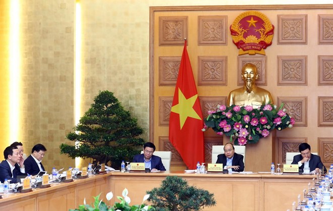 Thủ tướng chủ trì họp Thường trực Chính phủ về xây dựng Nghị quyết 01