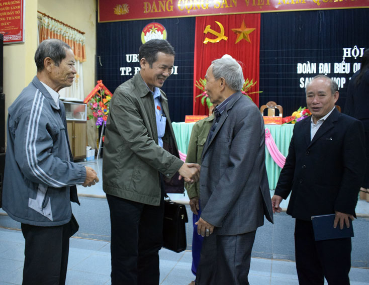 Đại biểu Quốc hội tiếp xúc cử tri sau kỳ họp thứ 6, Quốc hội khóa XIV
