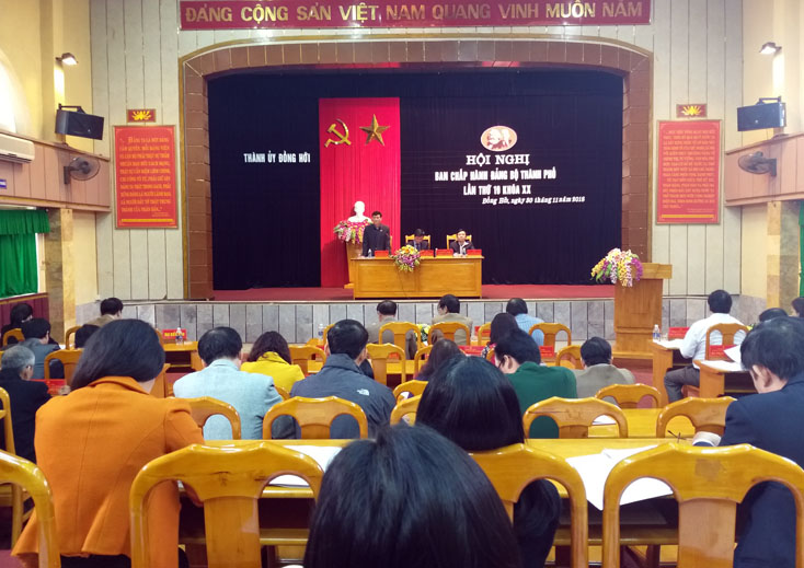 TP. Đồng Hới: Xây dựng 9 nhóm giải pháp phát triển kinh tế-xã hội năm 2019