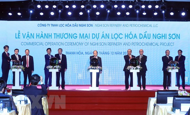Chính thức vận hành thương mại Liên hợp Lọc hóa dầu Nghi Sơn