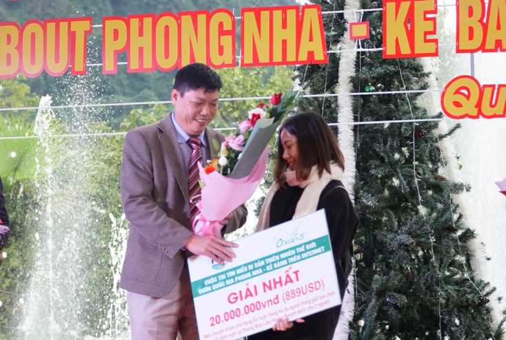 Giải đặc biệt với phần thưởng là chuyến thám hiểm động Sơn Đoòng
