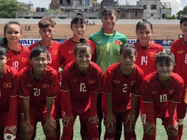 U16 nữ Việt Nam chuẩn bị cho Giải vô địch bóng đá U16 nữ châu Á