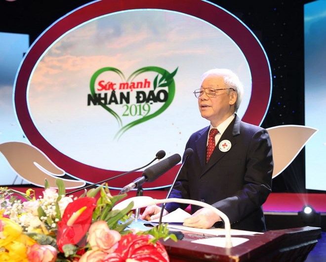 Tổng Bí thư, Chủ tịch nước dự chương trình Sức mạnh nhân đạo 2019