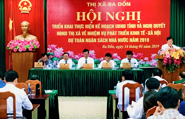 Năm 2019, thị xã Ba Đồn phấn đấu tốc độ tăng giá trị sản xuất trên 10%