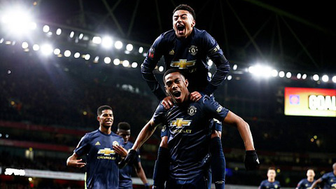 Arsenal 1-3 M.U: Quỷ đỏ hiên ngang đi tiếp