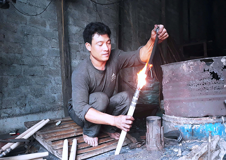 Mai một nghề đúc rèn Quảng Hòa