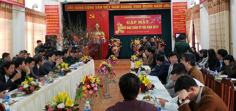 Bộ Chỉ huy BĐBP tỉnh: Gặp mặt báo chí đầu xuân Kỷ Hợi 2019