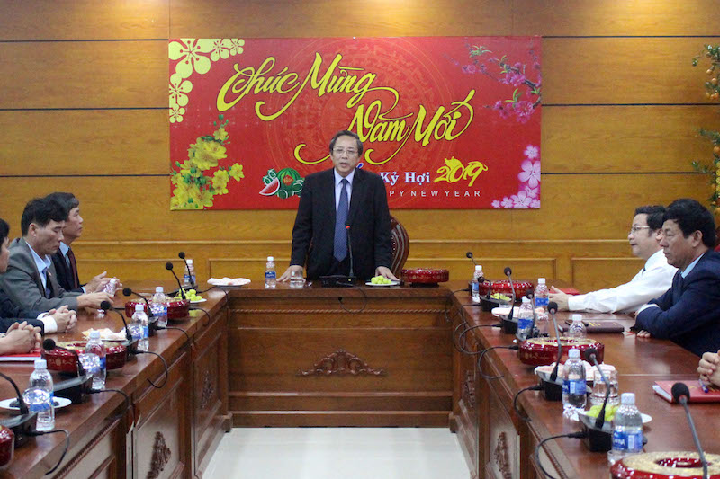 Đồng chí Bí thư Tỉnh ủy làm việc với Ban Thường vụ Thành ủy Đồng Hới