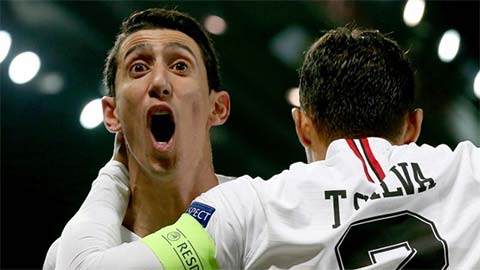 Di Maria có thể bị cấm thi đấu ở lượt về gặp M.U