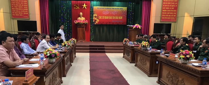 Bộ chỉ huy Quân sự tỉnh: Gặp mặt các cơ quan báo chí đầu xuân Kỷ Hợi 2019