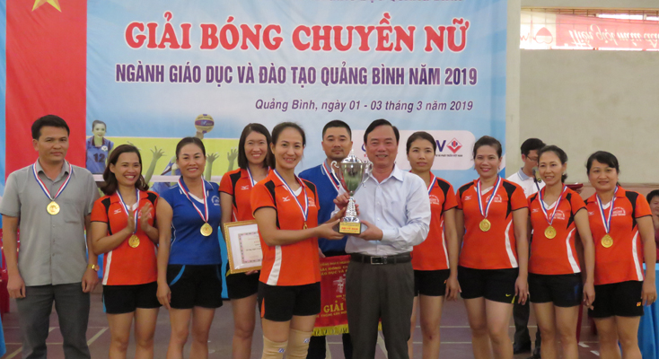 Vô địch giải bóng chuyền nữ ngành GD-ĐT năm 2019